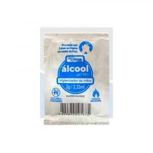 Alcool Gel 70% Sachê De 100X2G