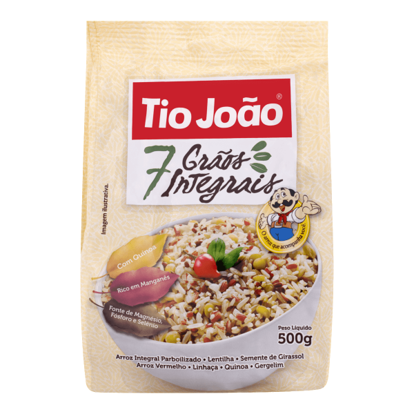 Arroz 7 Grãos Integrais Tio João 500G