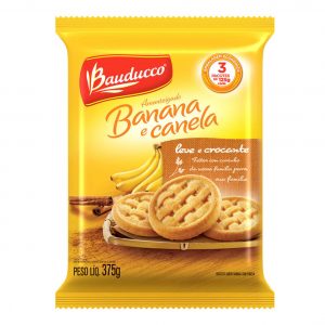 Biscoito Banana E Canela 400X2Un Bauducco