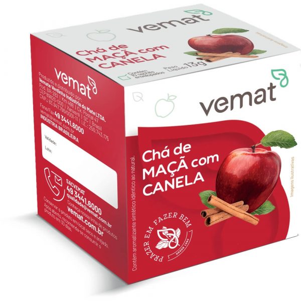 Chá De Maçã Com Canela Vemat Kg.