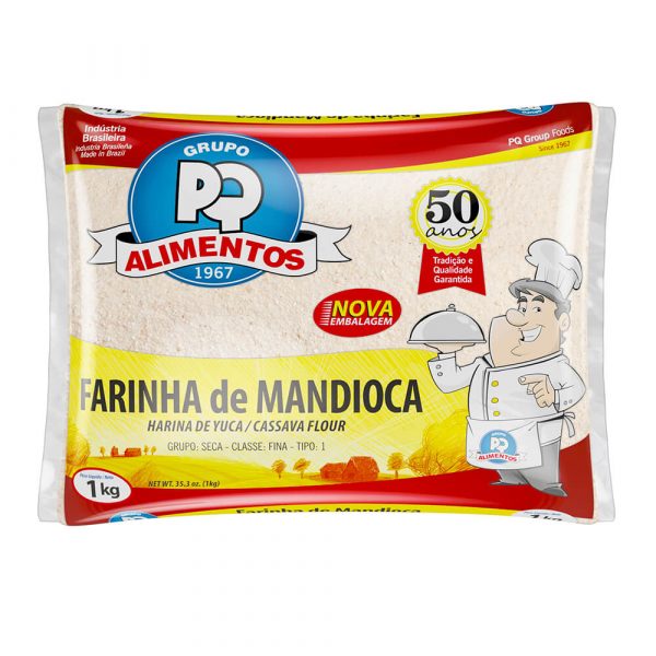 Farinha De Mandioca Crua Pq Kg