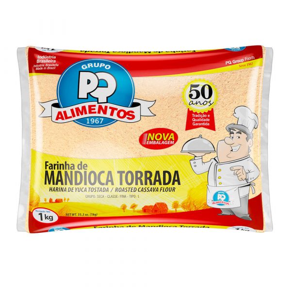 Farinha De Mandioca Crua Pq Kg