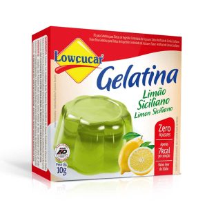 Gelatina Zero Lowcucar Limao 10G