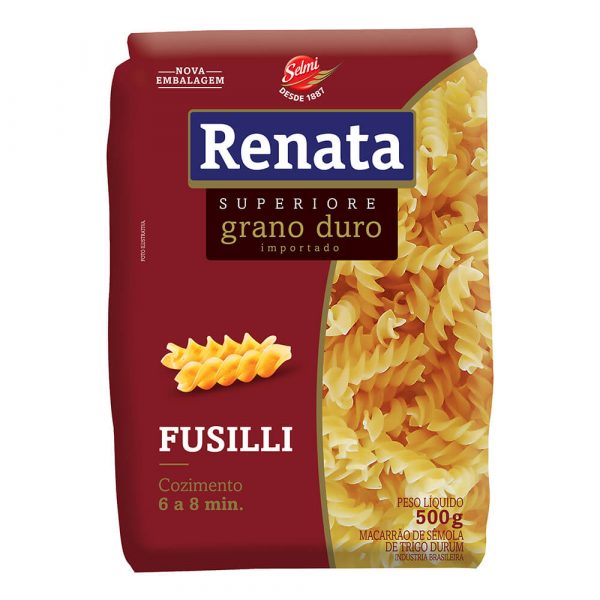 Macarrão Renata Grano Duro Fusilli 500