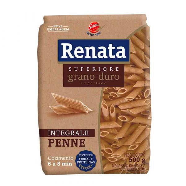 Macarrão Renata grano duro Integral Penne 500G