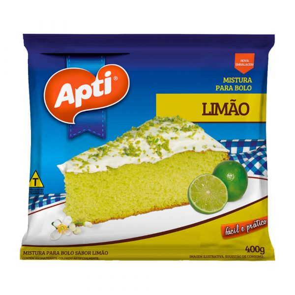 Mistura Para Bolo "Apti" Limao 400G