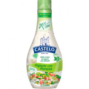 Molho para Salada Iogurte com Hortelã Castelo 236Ml