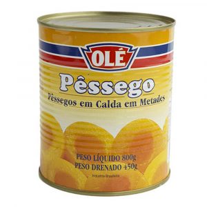 Pessego Em Calda Ole 450G