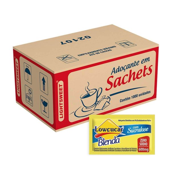 Sachê De Adoçante Sucralose Lowcuçucar 1000X0,6