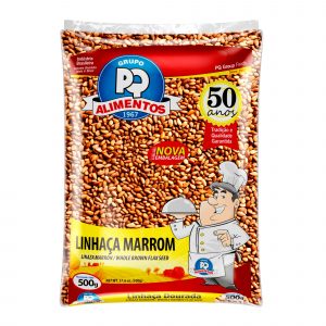 Semente Linhaca Marrom "Pq" 500G