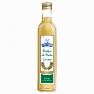 Vidro Castelo Vinagre Branco 500Ml