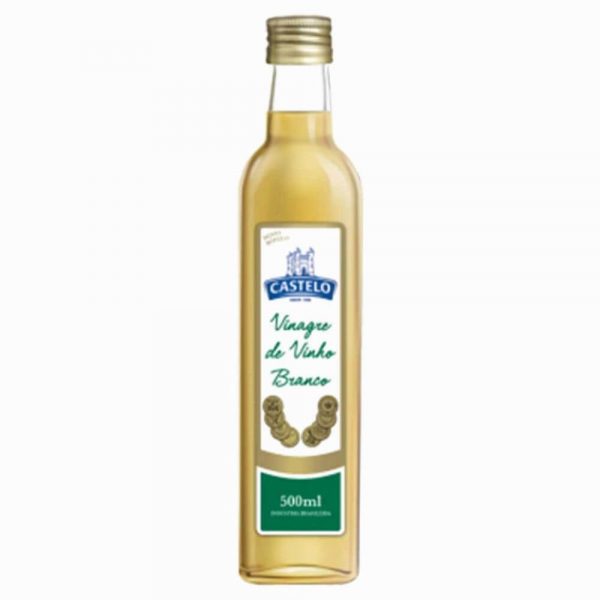 Vidro Castelo Vinagre Branco 500Ml